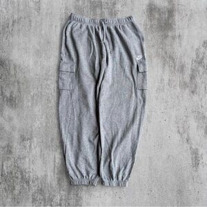 Nike Cargo Baggy Wide Leg Athletic Gym Joggers Mens Large